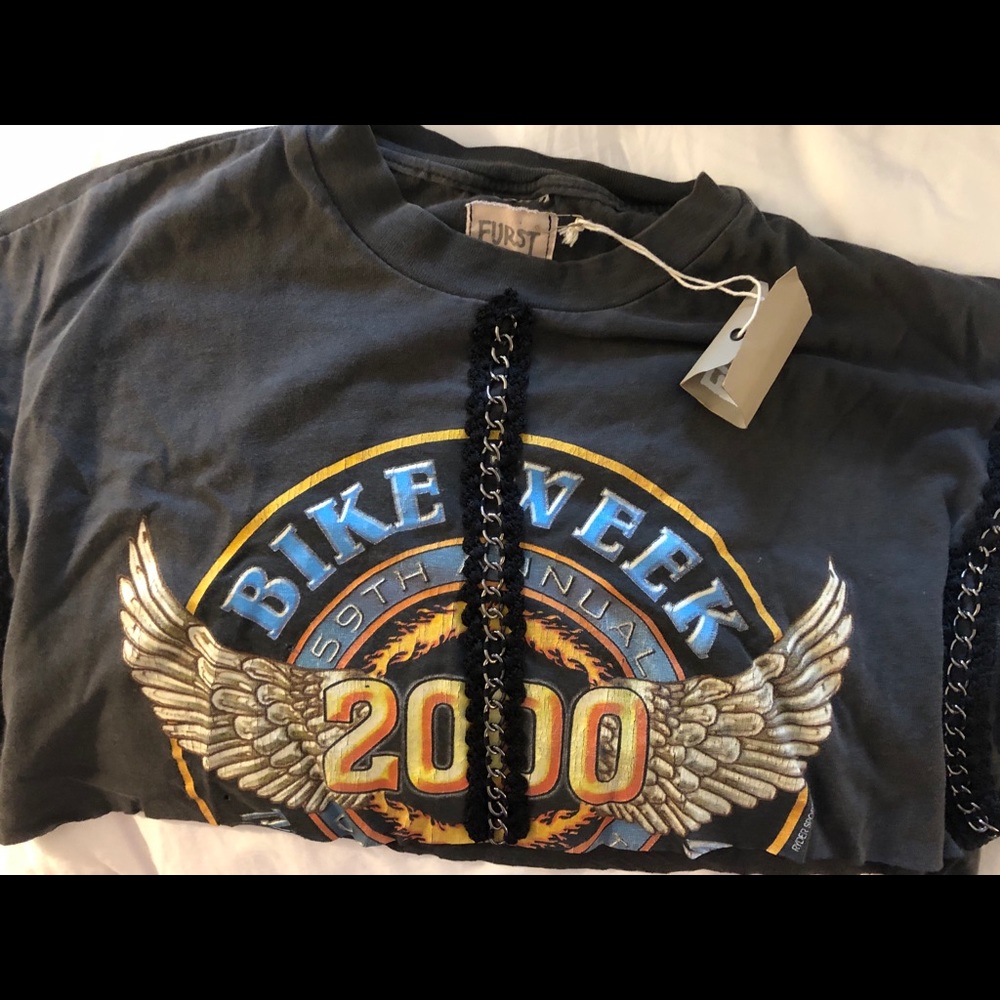 NWT furst of a kind cropped T-shirt